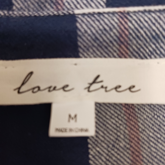 💙Plaid flannel love fire crop top with half sleeves - Picture 8 of 12